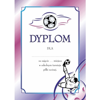 Dyplom A4 Sportowy D26