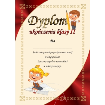 Dyplom A4 ukończenia D71