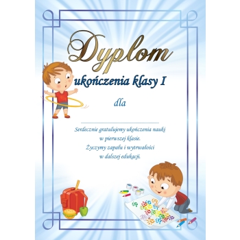 Dyplom A4 ukończenia D75