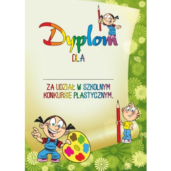 Dyplom A4 Konkurs D41