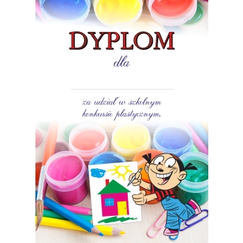 Dyplom A4 Konkurs D42